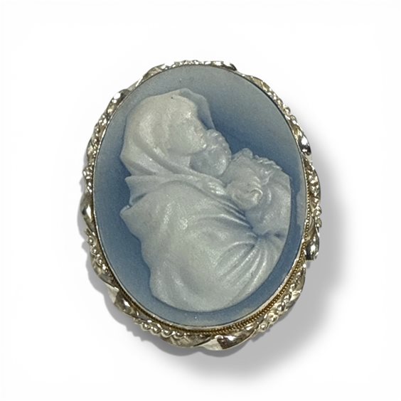 Brosche Mandile 1922 Dame Cammei  in Silber 2MSPCM152 - 2MSPCM152